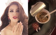 Phạm Hương ăn mì gói để thi Hoa hậu Hoàn vũ