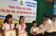 Học bổng Tấm Lòng Vàng- Đại Nam đến tay 15 học sinh nghèo vượt khó tỉnh Ninh Thuận