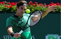 Vòng 2 Miami Open: “Tàu tốc hành” Roger Federer gặp khó