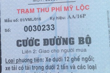 Trạm thu phí BOT Mỹ Lộc - Nam Định tăng giá từ ngày 8.1