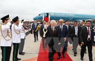 Tổng Bí thư bắt đầu chuyến thăm cấp Nhà nước Vương quốc Campuchia