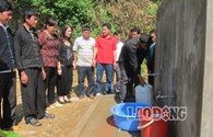 Nước sạch đã về với đồng bào thôn Na Quang
