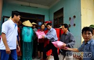 Quỹ TLV Lao Động hỗ trợ người dân bị lốc xoáy và lũ lụt tại Quảng Bình