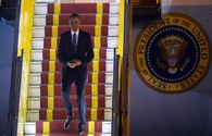 Video những hình ảnh đầu tiên của tổng thống Obama ở Việt Nam