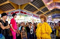 Các thí sinh Vietnam's Next Top Model "quậy" trong chợ Bến Thành