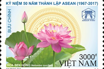 Phát hành đặc biệt bộ tem “Kỷ niệm 50 năm thành lập ASEAN”