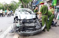 Hải Phòng: Xe “điên” gây tai nạn liên hoàn trên phố Quang Trung