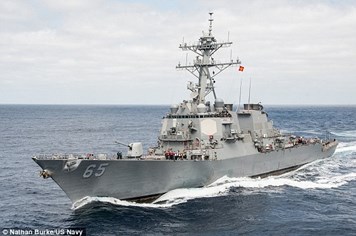 Chiến hạm Mỹ thăm Trung Quốc sau phán quyết Toà trọng tài