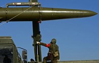 Hệ thống tên lửa Iskander-M lần đầu khai hỏa ngoài lãnh thổ Nga