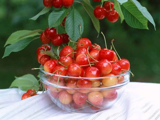 Sử dụng quả cherry kết hợp với chế độ ăn kiêng hợp lý sẽ giúp bạn giảm được lượng mỡ thừa tích tụ trong cơ thể.