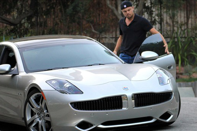 Nam diễn viên nổi tiếng Leonardo DiCaprio và mẫu xe điện hạng sang Fisker Karma