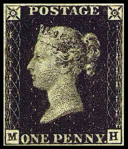 Penny Black (giá 5 triệu USD tương đương 105 tỷ đồng): Penny Black được phát hành năm 1840 là con tem đầu tiên của hệ thống bưu chính, doRowland Hill thiết kế.Penny Black in hình nữ hoàng Victoria, con tem này chỉ được sử dụng trong 1 năm vì màu nền đen của nó khiến dấu hủy màu đỏ dễ bị chìm. Chỉ có 2 con tem phát hành sớm trong số này còn đến ngày nay và được coi là kho báu thực sự.
