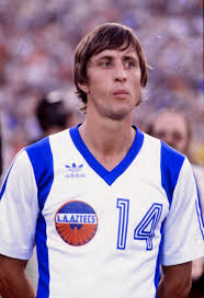 Johan Cruyff trong màu áo Los Angeles Aztecs