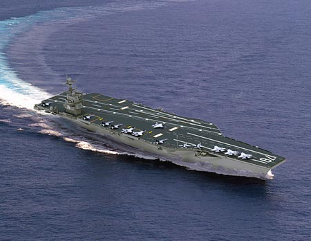 Về hỏa lực vũ khí phòng vệ, USS Gerald R. Ford (CVN-78) sẽ trang bị tên lửa phòng không RIM-116 và các tổ hợp pháo phòng không cao tốc Phalanx 20mm.