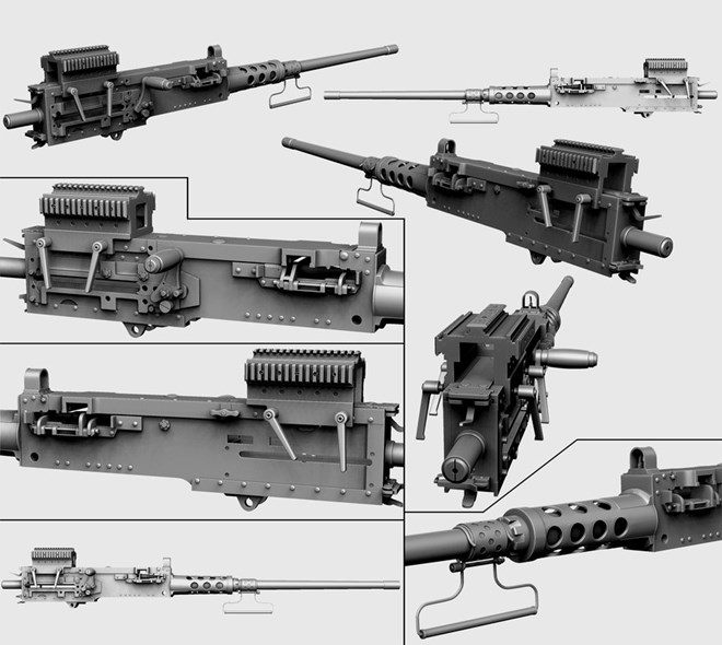 Được thiết kế từ những năm 1920, khẩu đại liên mạnh mẽ 12,7mm M2 Browning đến lúc này vẫn là một trong những khẩu súng máy hạng nặng tốt nhất thế giới, được lính bộ binh mang vác hoắc gắn trên xe chiến đấu hoặc máy bay. Dù được thiết kế từ rất lâu nhưng M2 vẫn đảm bảo được yếu tố tin cậy.