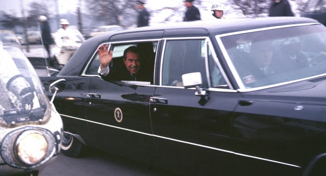Nixon ở Berlin, Đức.